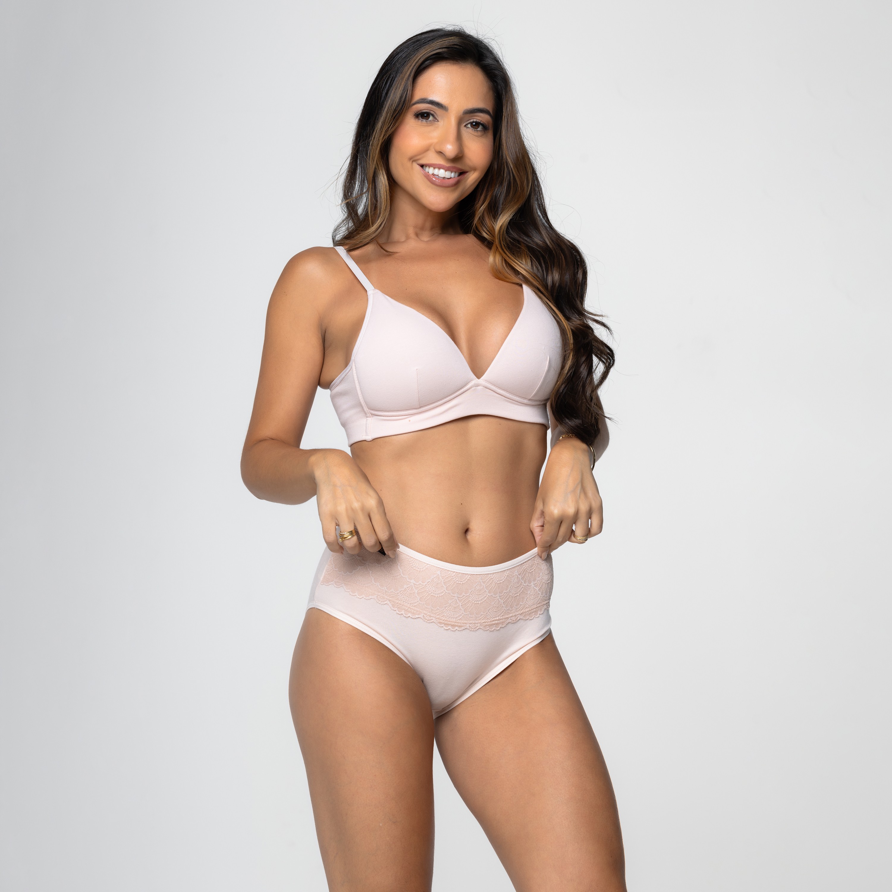 Suti Bojo Flex Vel Sem Aro Formato Triangulo Em Algod O Eg Pcio Nude