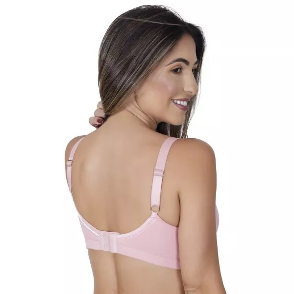 Sutiã Romance em Algodão Egípcio com Alça Reforçada e Bojo Soft Liso