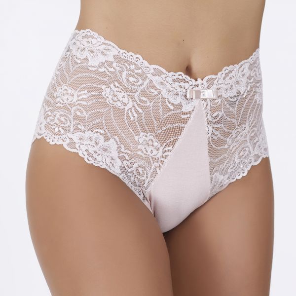 Caleçon Renda Nude em Algodão Egípcio