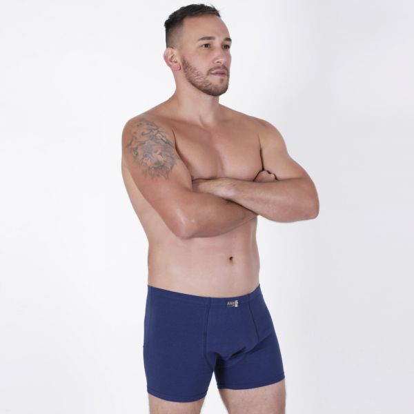 Cueca Boxer Adulto em Algodão Egípcio