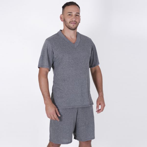 Pijama Masculino Curto em Algodão