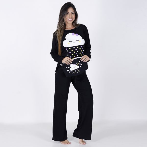 Pijama Longo 100% Algodão