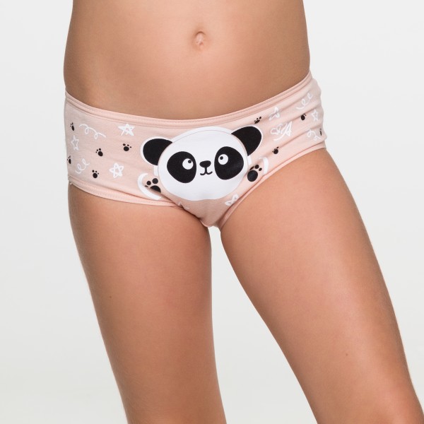 CALCINHA MENINA BEGE PANDA