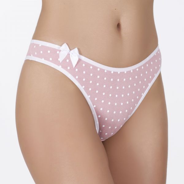 Tanga Poá Romance em Algodão Egípcio