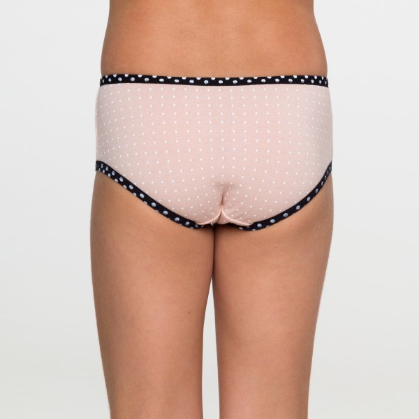 Calcinha Baby Silk Poa Romance em Algodão Egípcio