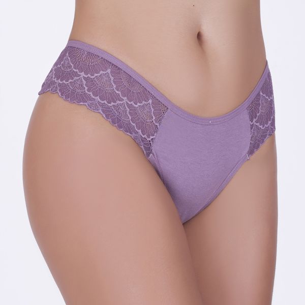 Tanga Lateral Renda Satim em Algodão Egípcio