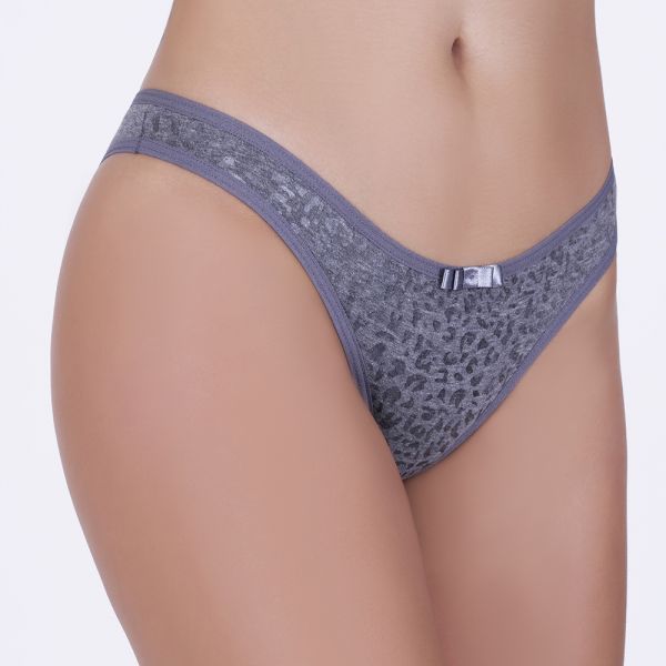 Tanga Silk Zebra Mescla Escuro em Algodão Egípcio