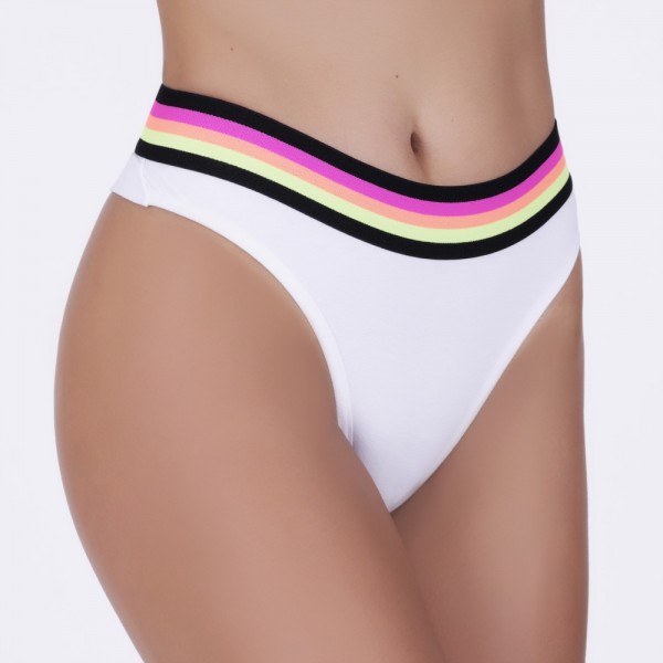 Fio Duplo Em Algodão Egípcio com Elástico personalizado em cores Neon