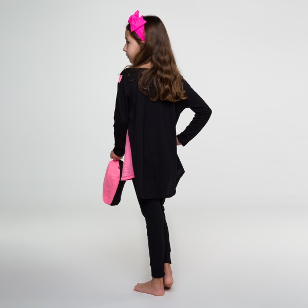 PIJAMA INFANTIL BICOLOR  EM ALGODÃO