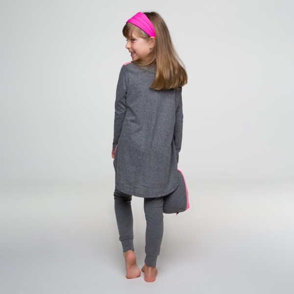 PIJAMA INFANTIL BICOLOR  EM ALGODÃO