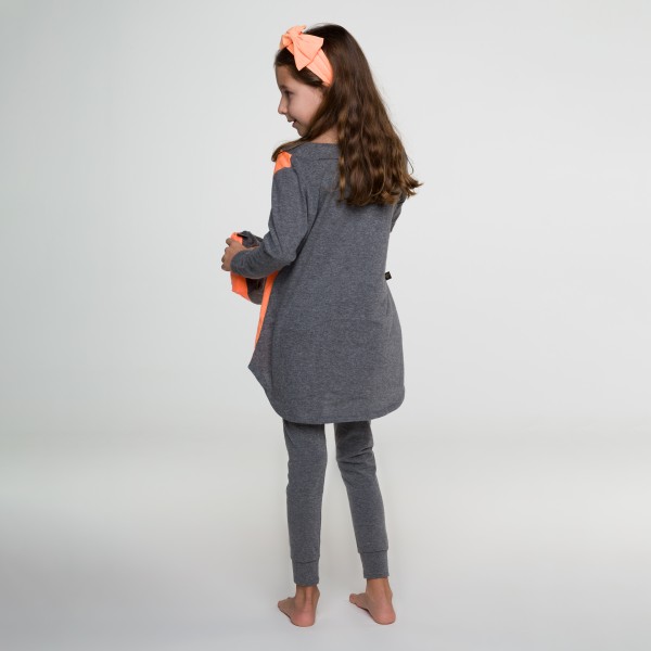 PIJAMA INFANTIL BICOLOR  EM ALGODÃO