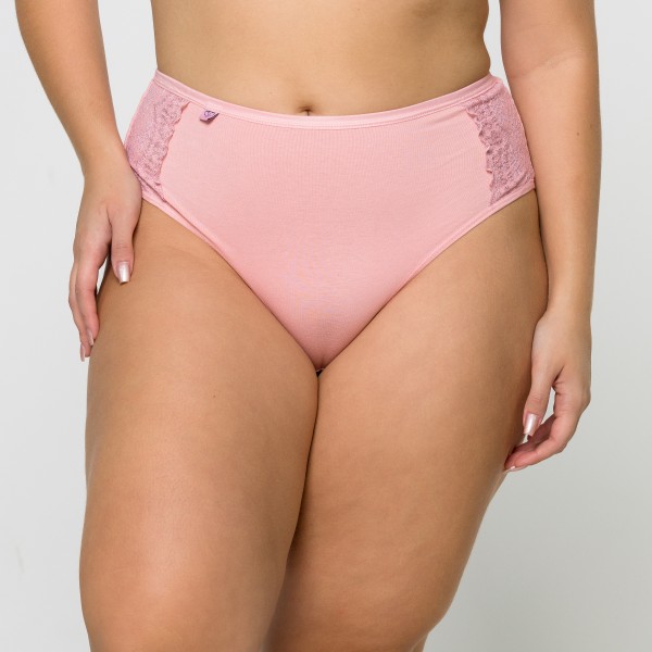 Calcinha Plus Size Fio Duplo Romance com Renda na Lateral