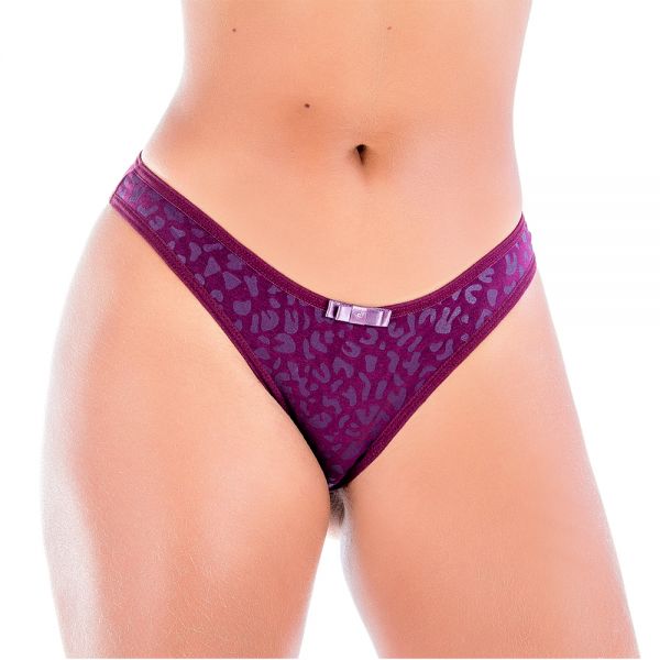 Tanga Silk Zebra Uva em Algodão Egípcio