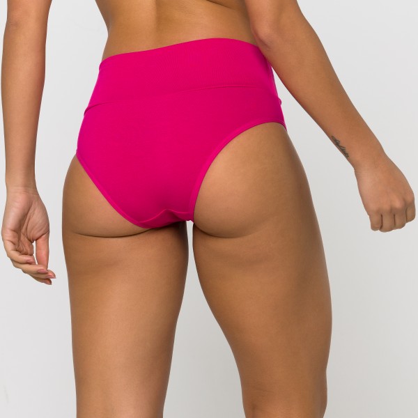 Calcinha Cos Super Largo Pink em Algodão Egípcio