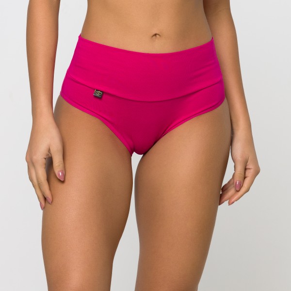 Calcinha Cos Super Largo Pink em Algodão Egípcio