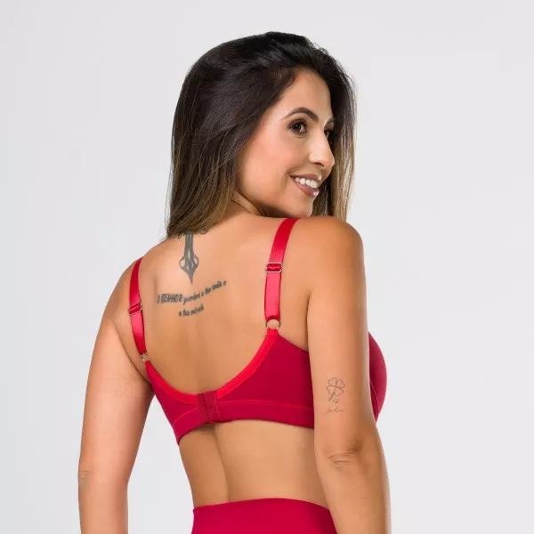 Sutiã Rubi em Algodão Egípcio com Alça Reforçada e Bojo soft com Viés