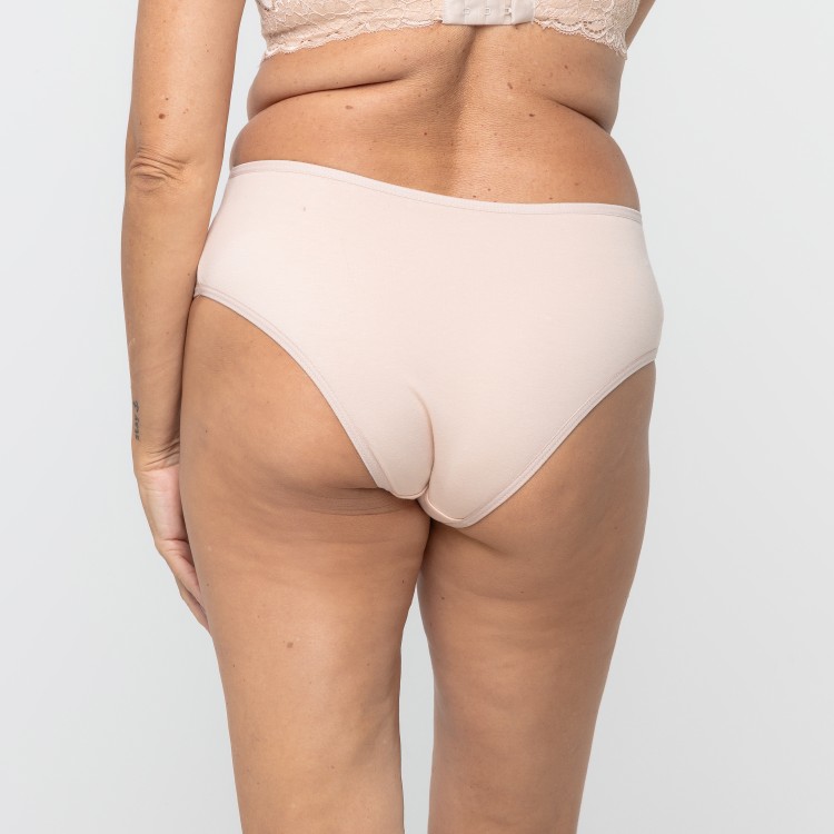 Calcinha na cor Nude em Algodão Egípcio