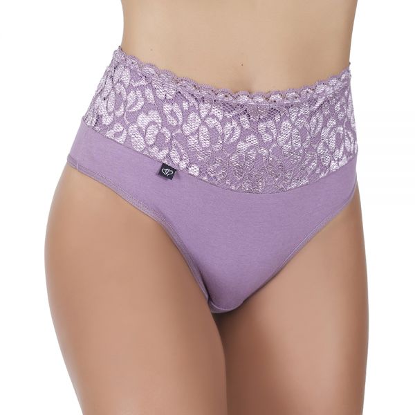 Calçola Fio cor Satin c/ Barra Renda Forrada e Cavada nas Costas