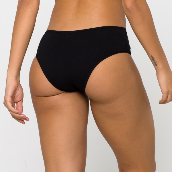 Calçola Preta em Algodão Egípcio