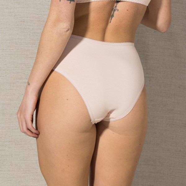Calcinha em Algodão Egípcio Básica Nude