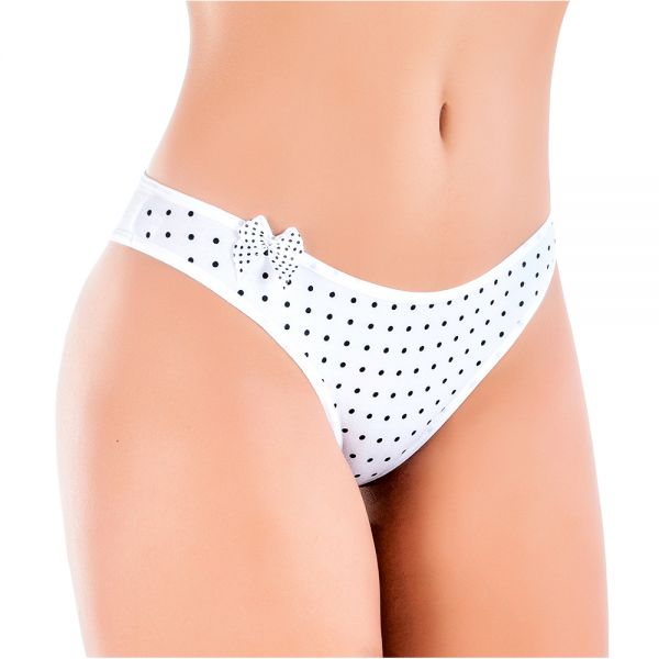 Tanga Poá Branca em Algodão Egípcio